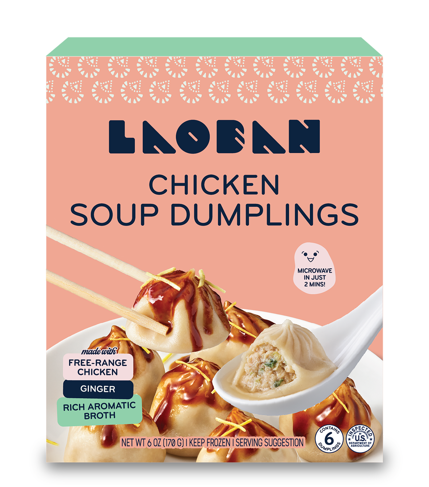 Microwaveable Chicken Soup Dumplings